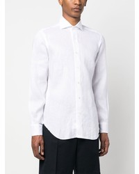 Barba Classic Button Up Linen Shirt
