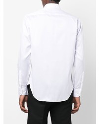 Emporio Armani Classic Collar Stretch Cotton Shirt