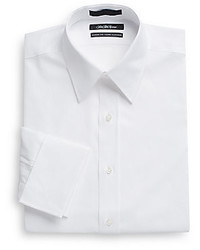 Saks Fifth Avenue Classic Fit French Cuff Cotton Dress Shirt