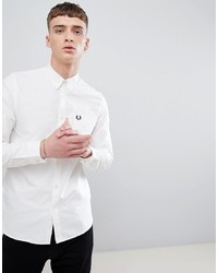 Fred Perry Classic Oxford Shirt In White