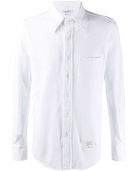 Thom Browne Classic Pique Long Sleeve Shirt