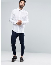 Farah Classic Shirt In Slim Fit With Stretch