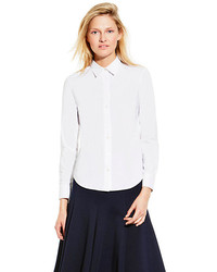 Vince Camuto Classic White Collared Button Down Shirt