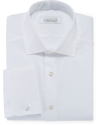 Collection Collection By Michl Strahan Cotton Stretch Dress Shirt With French Cuffs