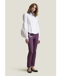 Contemporary Bishop Sleeve Button Down Shirt