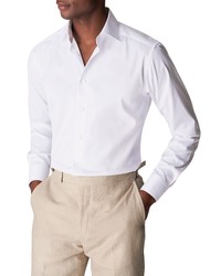 Eton Contemporary Fit White Twill Dress Shirt At Nordstrom