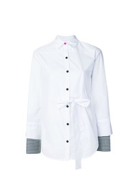 Eudon Choi Contrast Cuff Fitted Shirt