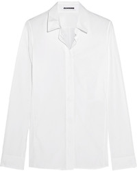 Jil Sander Cotton Poplin Shirt White