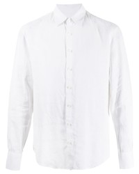 BOURRIENNE Crinkled Linen Button Down Shirt