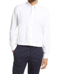Alton Lane Deckard Tailored Fit Solid Stretch Button Up Shirt