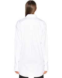 Vetements Decollage Shirt In White
