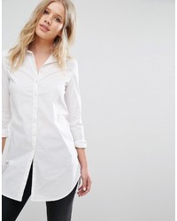 women's classic white dress shirt