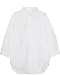 Victoria Beckham Denim Oversized Cotton Shirt
