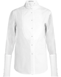 J.W.Anderson Detachable Wingtip Collar Cotton Tuxedo Shirt