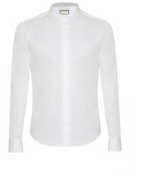 Wooyoungmi Double Effect Collar Cotton Poplin Shirt