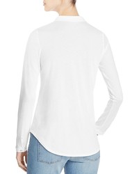 Eileen Fisher Petites Cotton Knit Button Down Shirt
