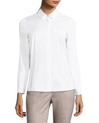 Peserico Embellished Pocket Long Sleeve Shirt