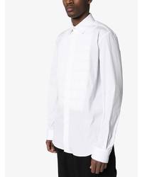 Bottega Veneta Embossed Bib Buttoned Shirt