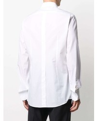 Dolce & Gabbana Embroidered Logo Cotton Shirt