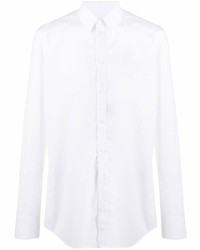 Dolce & Gabbana Embroidered Logo Cotton Shirt
