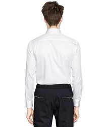 Emporio Armani Slim Fit Cotton Satin Shirt