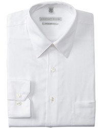 Geoffrey Beene Regular Fit Sateen Solid Dress Shirt