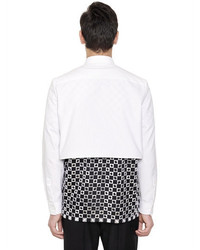 Givenchy Cropped Cotton Oxford Shirt