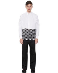 Givenchy Cropped Cotton Oxford Shirt