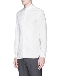 Lanvin Grosgrain Collar Cotton Poplin Shirt