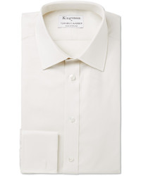 Kingsman Turnbull Asser Cream Royal Oxford Cotton Shirt