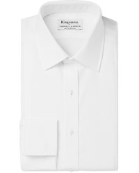 Kingsman Turnbull Asser White Tuxedo Shirt With Piqu Bib Front