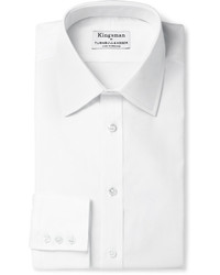 Turnbull & Asser Kingsman White Royal Oxford Cotton Shirt