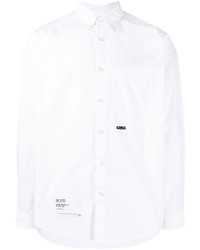 Izzue Logo Patch Button Down Shirt