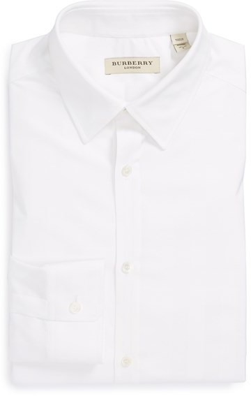 burberry white dress shirt