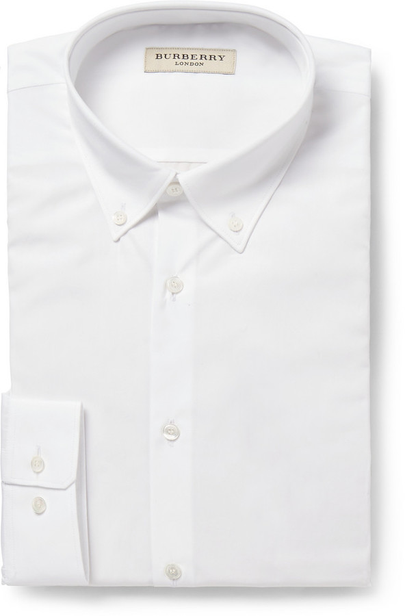 Burberry London White Cotton Shirt 