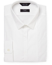 Paul Smith London White Slim Fit Bib Front Cotton Shirt