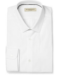 Burberry London White Slim Fit Cotton Shirt