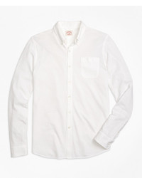 Brooks Brothers Long Sleeve Button Down Knit Shirt