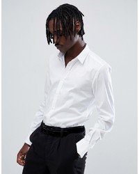 Antony Morato Long Sleeve Smart Shirt In White
