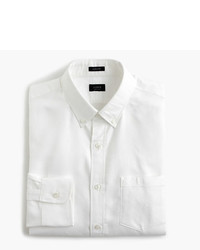 J.Crew Ludlow Slim Fit Cotton Oxford Shirt In White