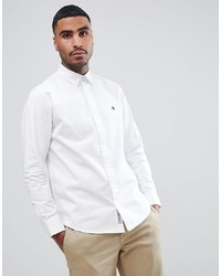 Carhartt WIP Madison Long Sleeve Oxford Shirt In White