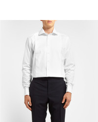 Hackett Mayfair White Cotton Tuxedo Shirt