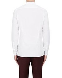 Lanvin Micro Checked Shirt White
