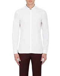 Lanvin Micro Checked Shirt White