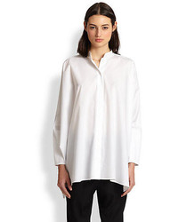 Maison Martin Margiela Mm6 Oversized Cotton Poplin Shirt