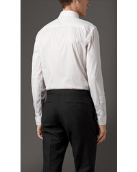 Burberry Modern Fit Stretch Cotton Blend Shirt