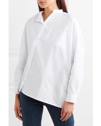 Totême Noma Asymmetric Cotton Poplin Shirt