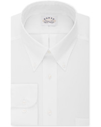 Eagle Non Iron Classic Fit Stretch Collar White Solid Dress Shirt