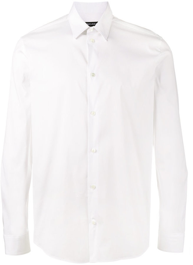 balenciaga white dress shirt