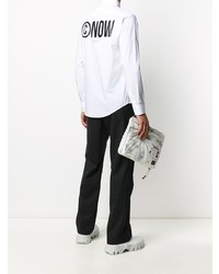 Off-White Now Print Tuxedo Shirt